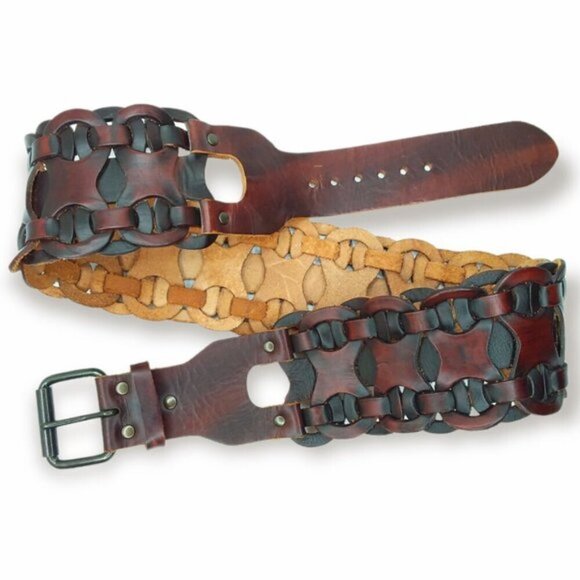 Equal Hands Accessories - Equal Hands Allison Explorer Genuine Leather Waist Belt Women's Small Brown